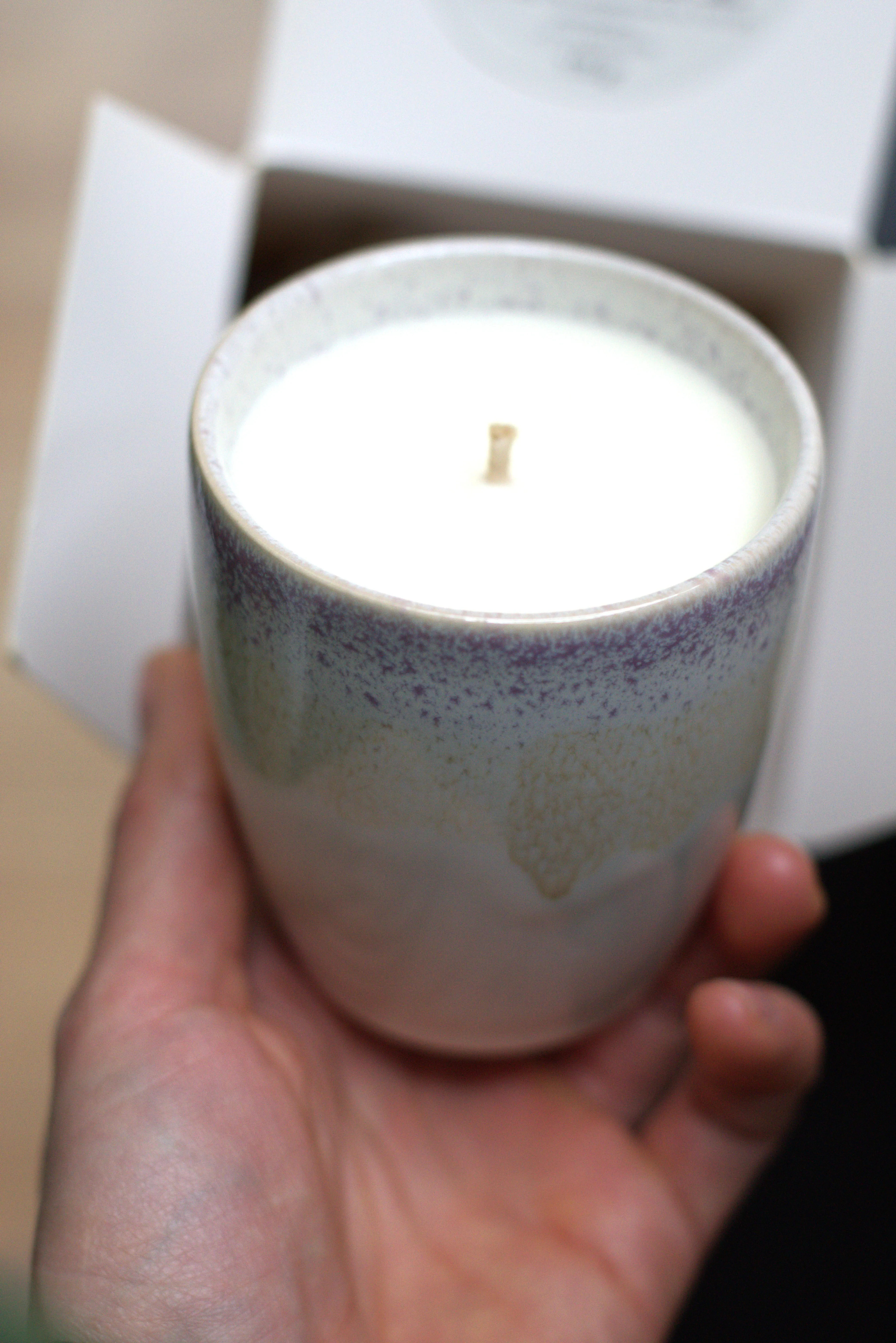 The Unwind coffee-cup candle